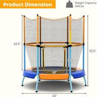 48'' Dia. Orange with 30 Elastic Bungees