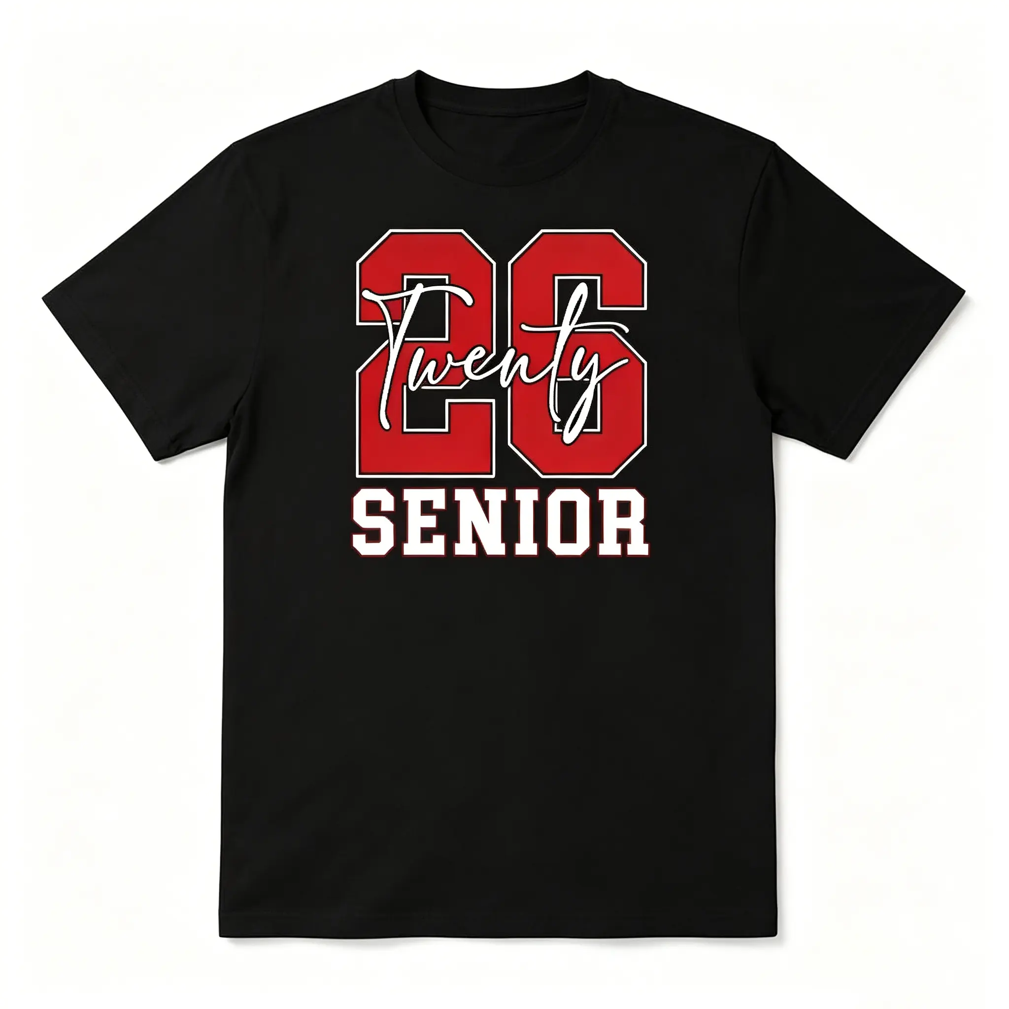 look T-shirt for 2026 Seniors with 'Twenty 26 Senior' Print