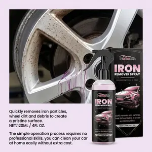 Homonth Automotive Iron Powder Rust Remover - Multi-Purpose Car Paint Care Solution for Rust Removal, Polishing, Cleaning, Maintenance and Decontamination, Decontaminate