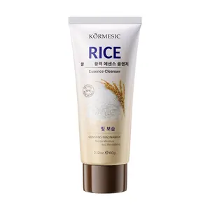 Niacinamide Rice Foam Cleanser, Gentle Korean Facial Wash – Deep Hydration & Skin Glow Boosting, Improve Dull Skin, Made in Korea – 60g