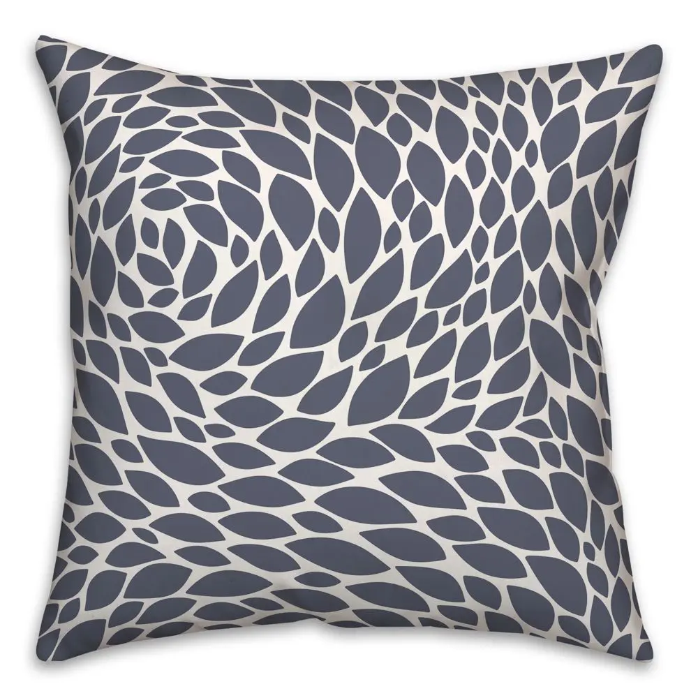 Creative Products Organic Tear Drop Blue 16 x 16 Indoor / Outdoor Pillow