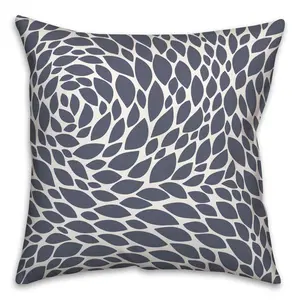 Creative Products Organic Tear Drop Blue 16 x 16 Indoor / Outdoor Pillow
