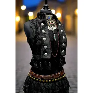TOREADOR VEST - BLACK TAPESTRY