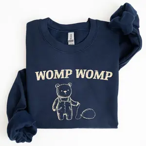 Womp Womp Sad Bear Balloon Sweatshirt | Meme Aesthetic | Funny Women's Crewneck Shirt