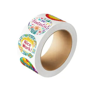 500 Piece Reward Encouragement Sticker Roll, Motivational Design Stickers, Perfect for Rewards and Positive Reinforcement