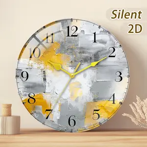 Large Wall Clock, Modern Design, Battery Operated (batteries Not Included), Ideal for Bedroom/living Room/kitchen Decor, Perfect Gift