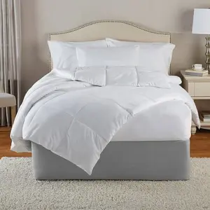 King Size White Down Alternative Comforter – All Season Soft Lightweight Microfiber Bedding Duvet Insert