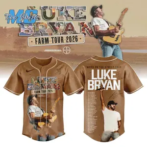 Luke Bryan Graphic Shirt - Word On The Street Tour Tee, Double Down Tour & Farm Tour 2026 Country Vibes, TikTok Viral Outfit