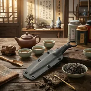 DRGSKL Stainless Steel Tea Needle - Unclog Teapot & Pry Pu‘erh Tea Cakes - Rustproof Tea Knife Tool for Loose Leaf Tea Brewing