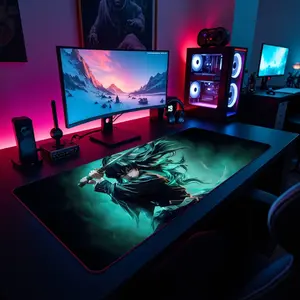 Muichiro Tokito Mouse Pad, Demon Slayer Muichiro Tokito Desk Mat, Anime Office Decor, Gaming Accessory, Gift For Anime Fans, Mousepad Gaming