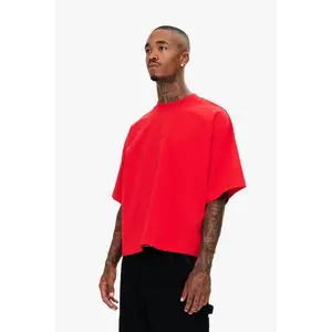 Essential Crop Tee Red