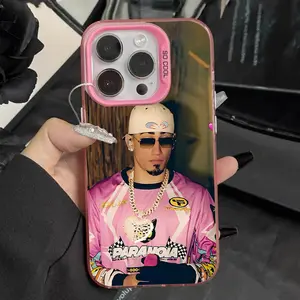 Omar Courtz Singer Phone Case For iPhone17, 16,15,14,13,12,11,Pro,Max,Plus,Mini,XS,SE Anti Fall Pink Matte Hard Bumper