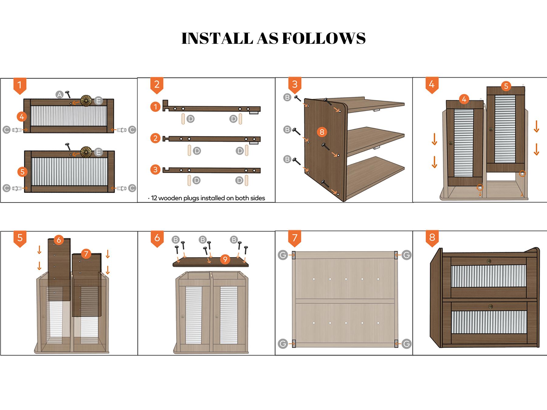 Solid Wood Bread Box for Kitchen Countertop , 2-Tier Large Wooden Bread Storage Bin , Farmhouse Bread Keeper for Homemade Bread, Brown (50 Deli Papers)