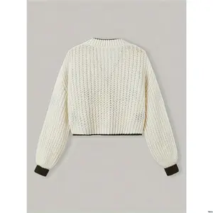 Knit Print Frog s FFRJJ Women Cardigan Sweater