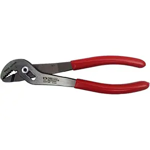 212 MAIN Wilde Tool G251FP.NP-BB 6.75 in. Angle Nose Slip Joint Pliers, Adjustable Wrench Plier, All-Purpose Fishing & Outdoor Vinyl Grip Tool, Slip Joints