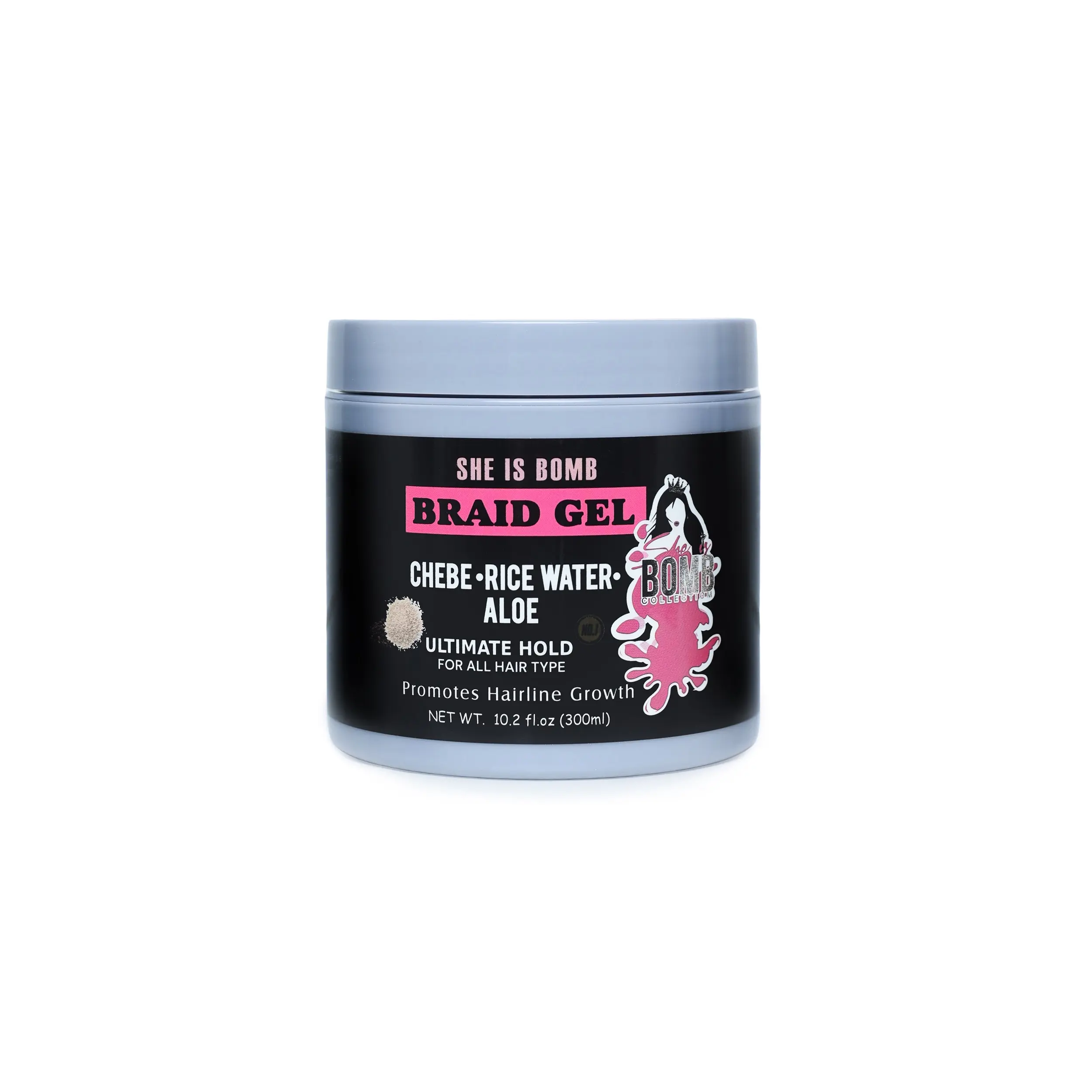 Chebe, Rice Water, & Aloe Braid gel