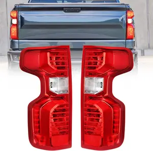 Nilight Taillight Assembly Compatible with 2019 2020 2021 2022 2023 2024 Chevy Silverado 1500 2020-2024 2500HD 3500HD Rear Lamp Replacement OE Style Driver and Passenger Side brake