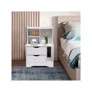 Nightstand Side Bedroom Storage Drawer, Accent End Table Great For Kids Bedroom, Nursery, Playroom, Dorm Bedside Furniture End Table Chest For Living Room, Side End Table Househol