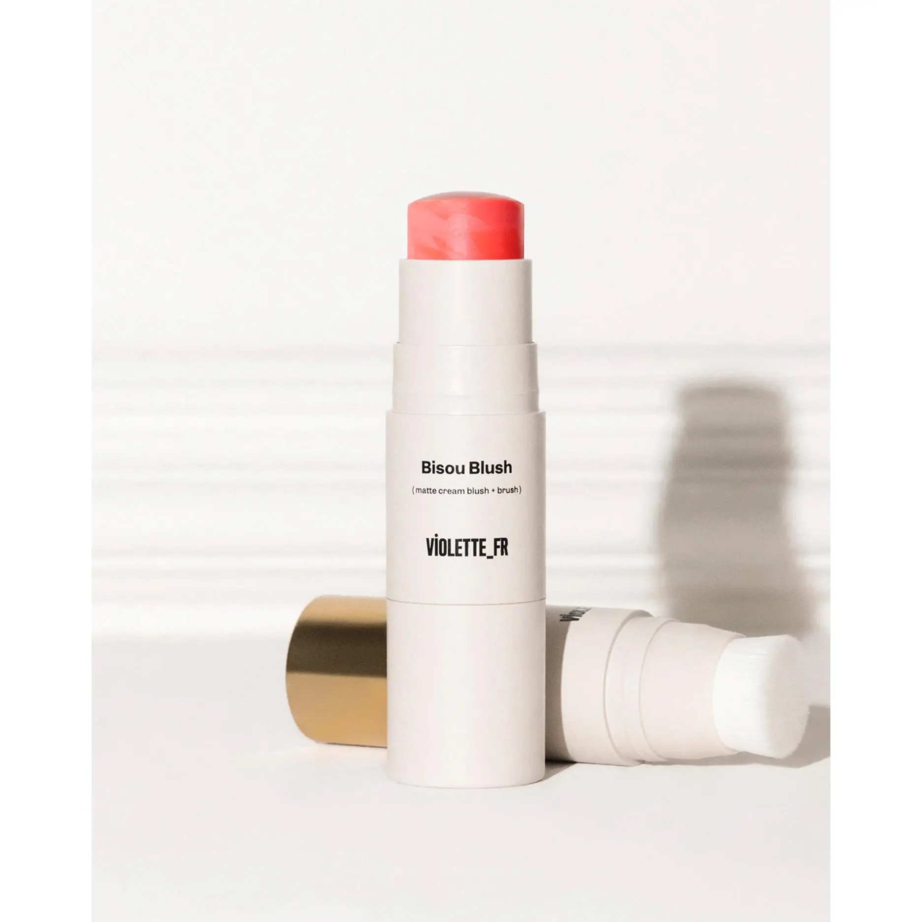 VIOLETTE_FR Bisou Blush - Mélanie - Matte Cream Blush + Brush