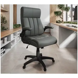 Techni Mobili Ergonomic Faux Leather Ultra-Padded Office Chair