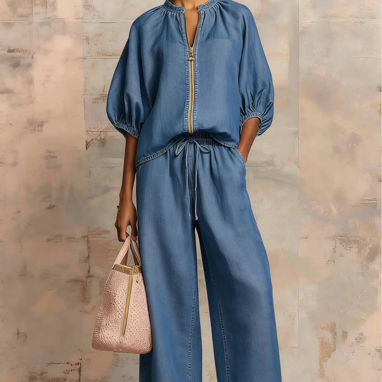 Denim Blue(Non-denim fabric)