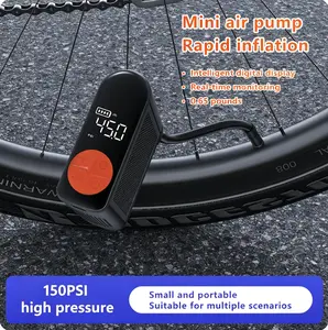 Wireless Air Pump Bicycle Air Pump Road Car Pump Electric Vehicle High Pressure Portable Riding Pump