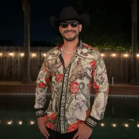 Charro Rhinestone Long Sleeve Shirt