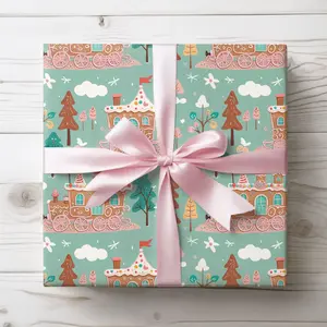 Gingerbread Express – Sugar Sleigh Rides Wrapping Paper