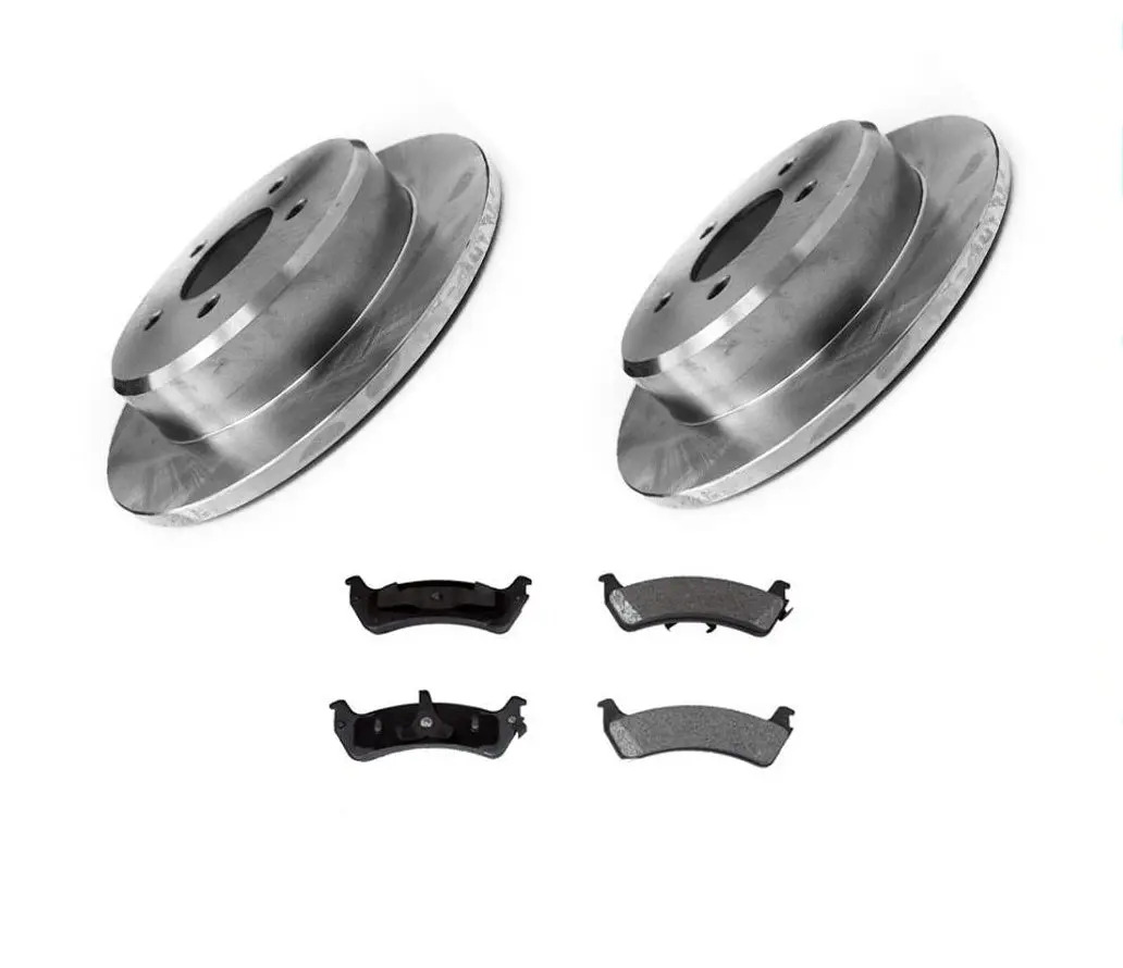 Rear Brake Rotors & Ceramic Brake Pads For Ford Explorer 1995 1996 1997 2001
