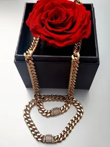 Set de Monaco Oro Laminado 14K y De Uso Diario, Alta Calidad