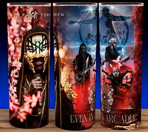 Sleep Token - Vessel - Even in Arcadia Rock Band Cup Mug Tumbler 20oz Drinkware Stainless Steel Insulated  Reusable Portable Beverage Flasks