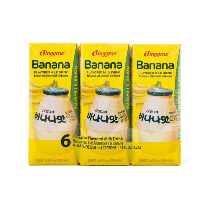 Buldak Carbonara Meal Pack (Samyang Buldak Carbonara Ramen, Spam, Seaweed, and Banana Milk）