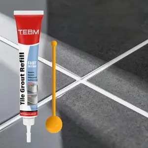 Tile Grout Filler, Quick-Dry Waterproof Caulk for Kitchen & Bathroom, Versatile Sealer for Fast Repair & Maintenance