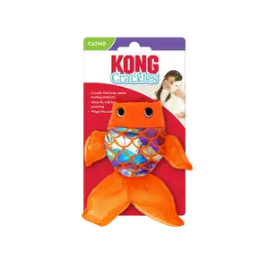 Kong Crackles Gulpz Cat Toy with Crackle Sounds