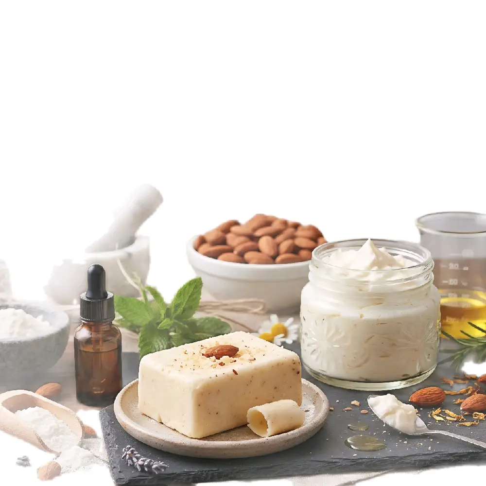 THE HERD BAR Kokum Almond Lotion Bar 2 oz with Kokum Butter Sweet Almond Oil & Vitamin E Infused Natural Scent for Soft Smooth Moisturized Skin long-lasting hydration