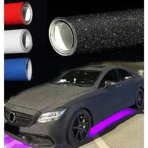 1ft x 5ft Glitter Diamond Sandy Sparkle Car Vinyl Wrap Matte Diamond Film Sticker  Self Adhesive Rhinestones Car Decor Accessories