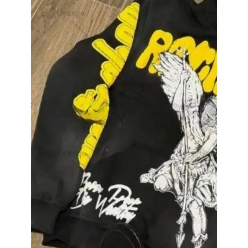 menswear Men'S & Women'S Vintage Hip-Hop Hoodie - All-Season Zipper Cardigan Sweater with Hood, Black & Yellow Graphic Streetwear for Urban Fashion, Concerts, Parties - Loose Fit Pullover for Men and Women, Sweater Hoodie, Concert Attire, C menswear Men'S & Women'S Vintage Hip-Hop Hoodie - All-Season Zipper Cardigan Sweater with Hood, Black & Yellow Graphic Streetwear for Urban Fashion, Concerts, Parties - Loose Fit Pullover for Men and Women, Sweater Hoodie, Concert Attire, C