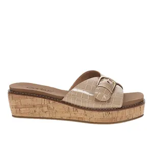 Corkys Womens Reality  Casual Sandals Casual Low Heel 1-2" - Brown
