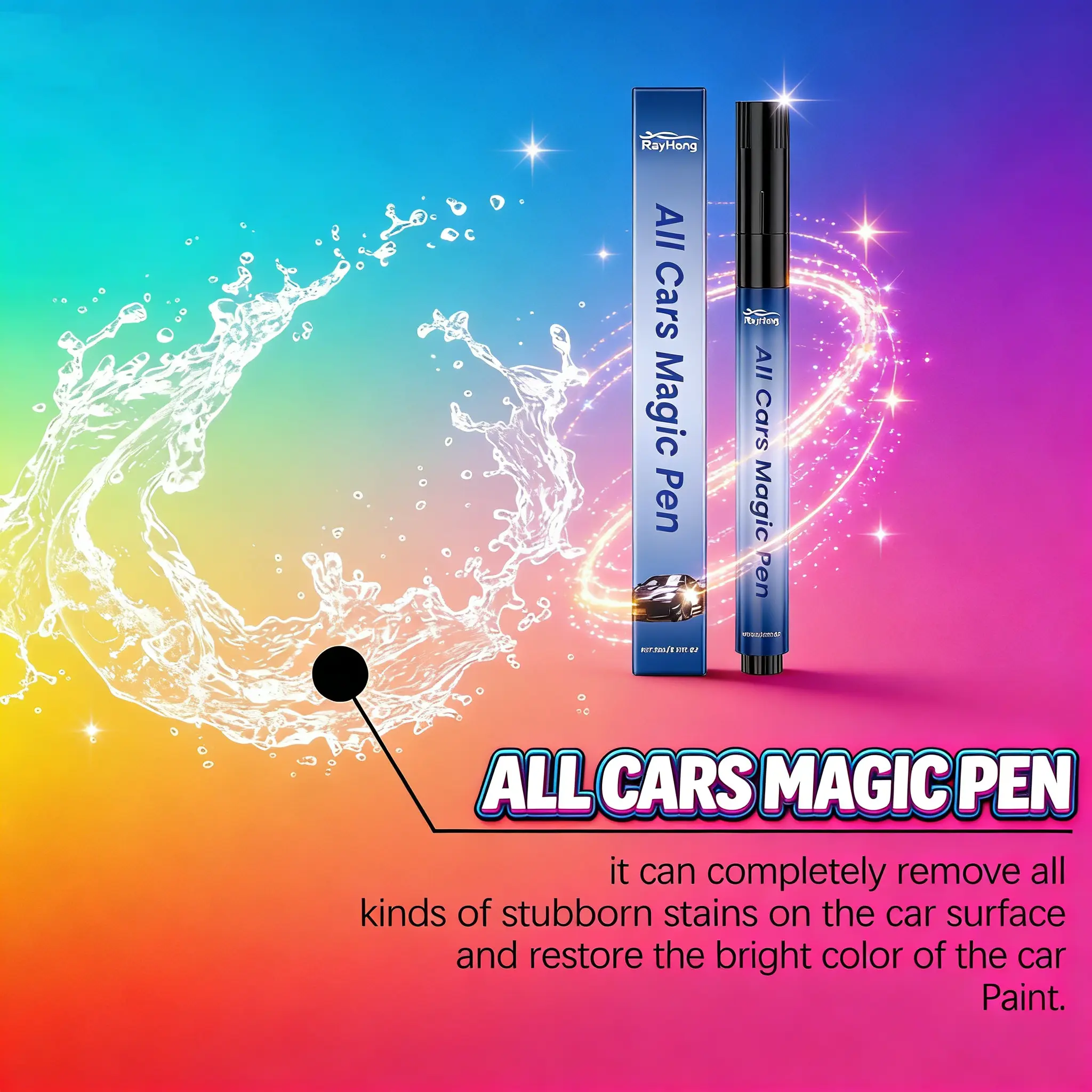 Magic Car Scratch Removal Pen | Easy DIY Auto Paint Touch-Up Pen | Quick Scratch Repair & Gloss Restoration | Portable Car Care Essential for All Vehicles | Instantly Restore Car Finish in Minutes | 2026 Must-Have Auto Beauty Tool | Spring Sale 2026
