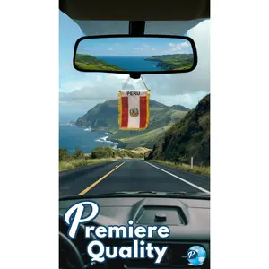 Peru Mini Banner Flag