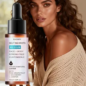 30ML Brownish Self-Tanning Oil, Deep Moisturizing, Bright Brownish Skin, Alcohol-Free, Easy to Use, Body, Thighs, Arms, Beach, Travel Essential, Sunless Self Tanner