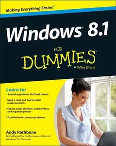 USED-Windows 8.1 for Dummies by Rathbone, Andy (Paperback)