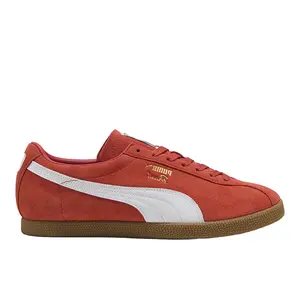 PUMA Mens Brasil Lace Up Sneakers Shoes Casual - Red