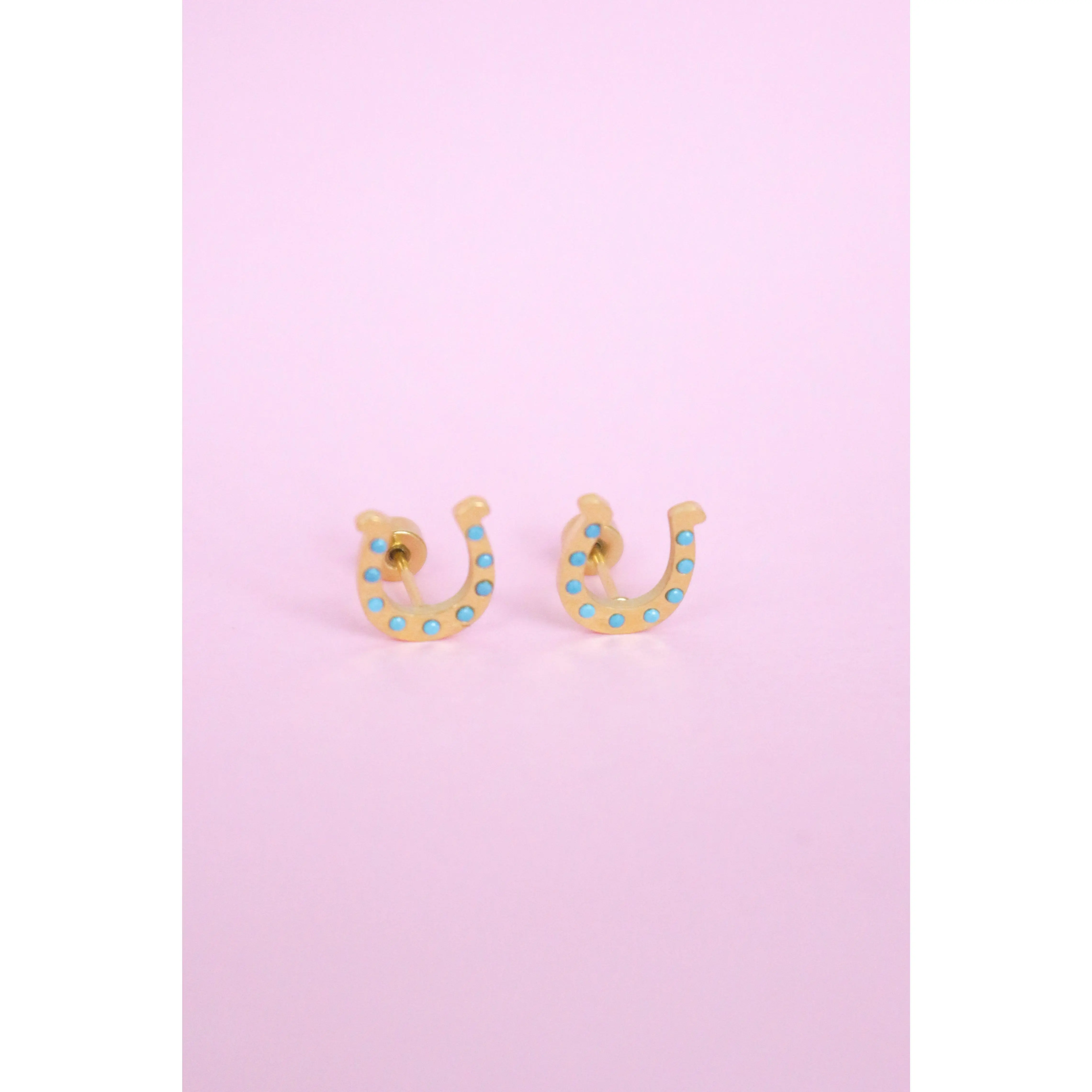 Horseshoe Stud Earrings
