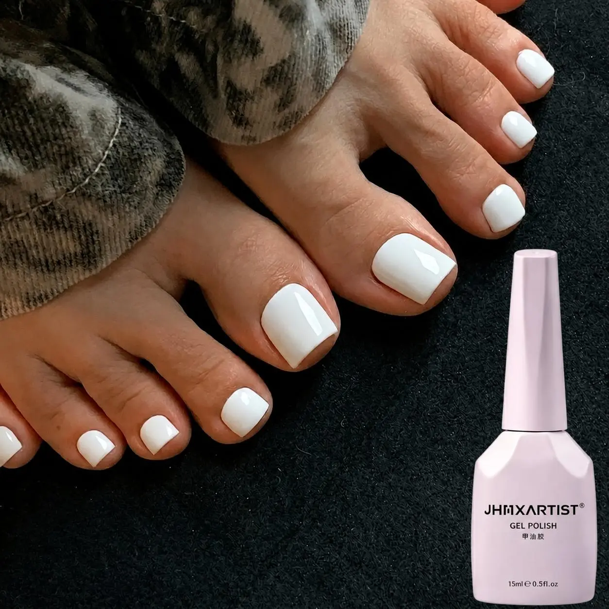 Pure White Gel Nail Polish, Long-Lasting High Gloss, LED-Curable, Soak-Off Formula, Salon-Quality Manicure for Easy At-Home DIY, Suitable for Fingernails & Toenails, Ideal for Both Salon and Home Use 3d sculpting tpo free uv
