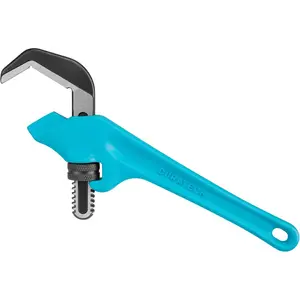 DURATECH 9-1/2" Hex Offset Wrench, CR-V Steel Hex Pipe Wrench with Hook Jaw for Plumbing & Home Use