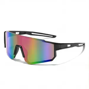 Men's and women's safety protective glasses, featuring anti-fog and scratch-resistant surround lenses, adjustable temple and nose pads - certified protective glasses by ANSI Z87, with 100% UV protection function.