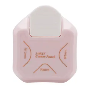3 Way Corner Rounder Punch, 4mm, 7mm, 10mm 3 in 1 Corner  for Card Making, Laminate, Cardstock, Scrapbooking and Paper Crafts, Business Cards