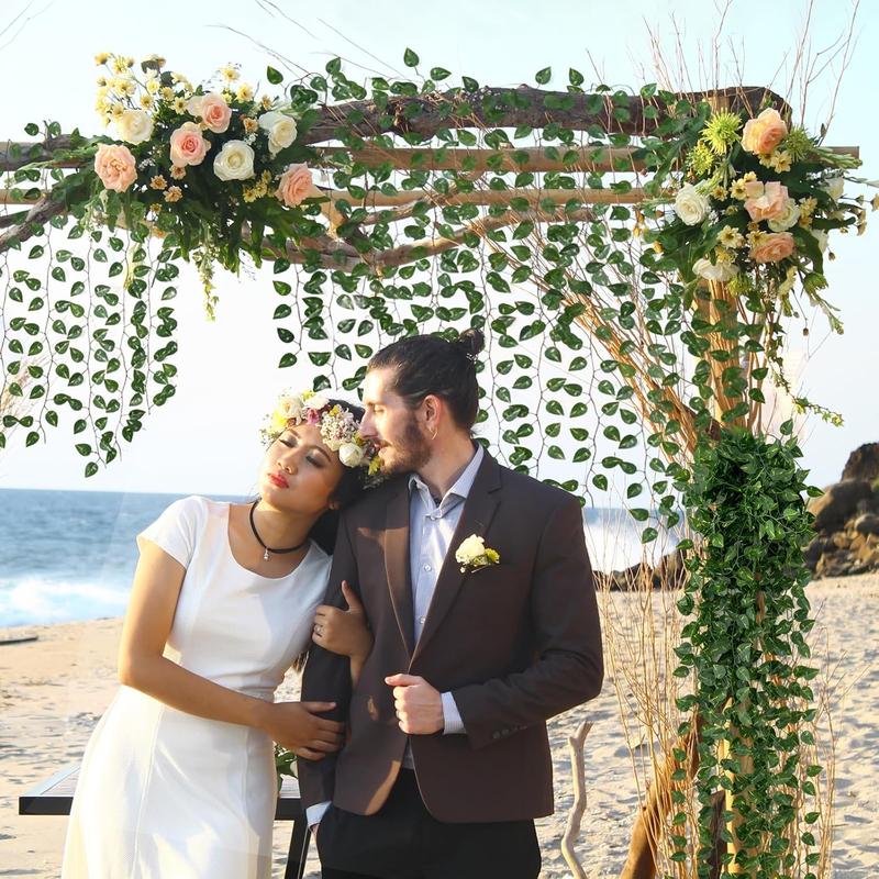 12 Pack 86Ft Fake Plants Artificial Vines for Room Decor, Faux ivy Greenery Garland