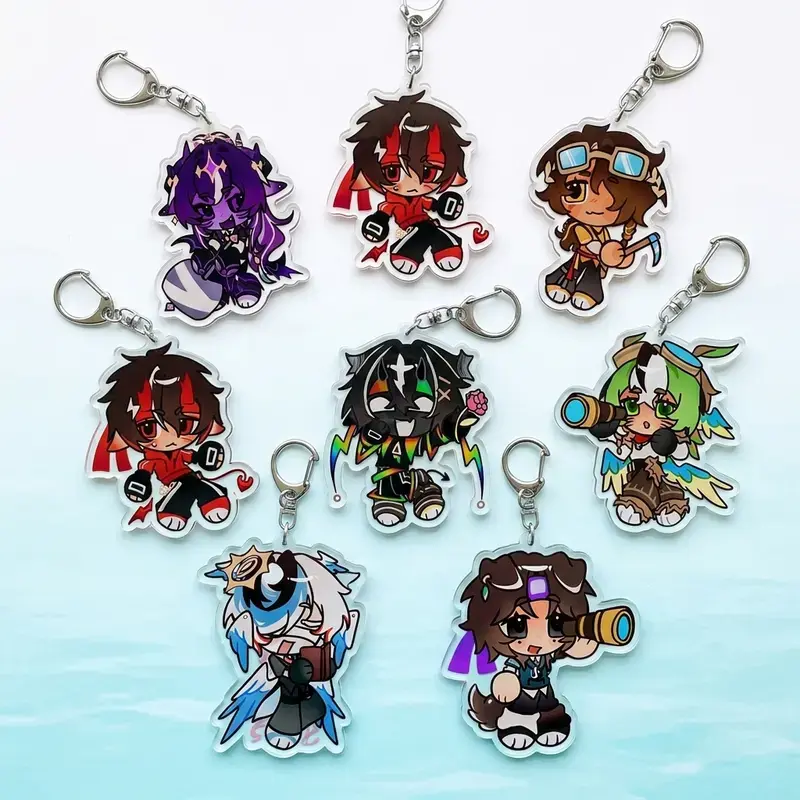 Universe MCYT Yt Translucent Acrylic Keychain, YT portable universe & lifesteal SMP Keychains, Gift Friends